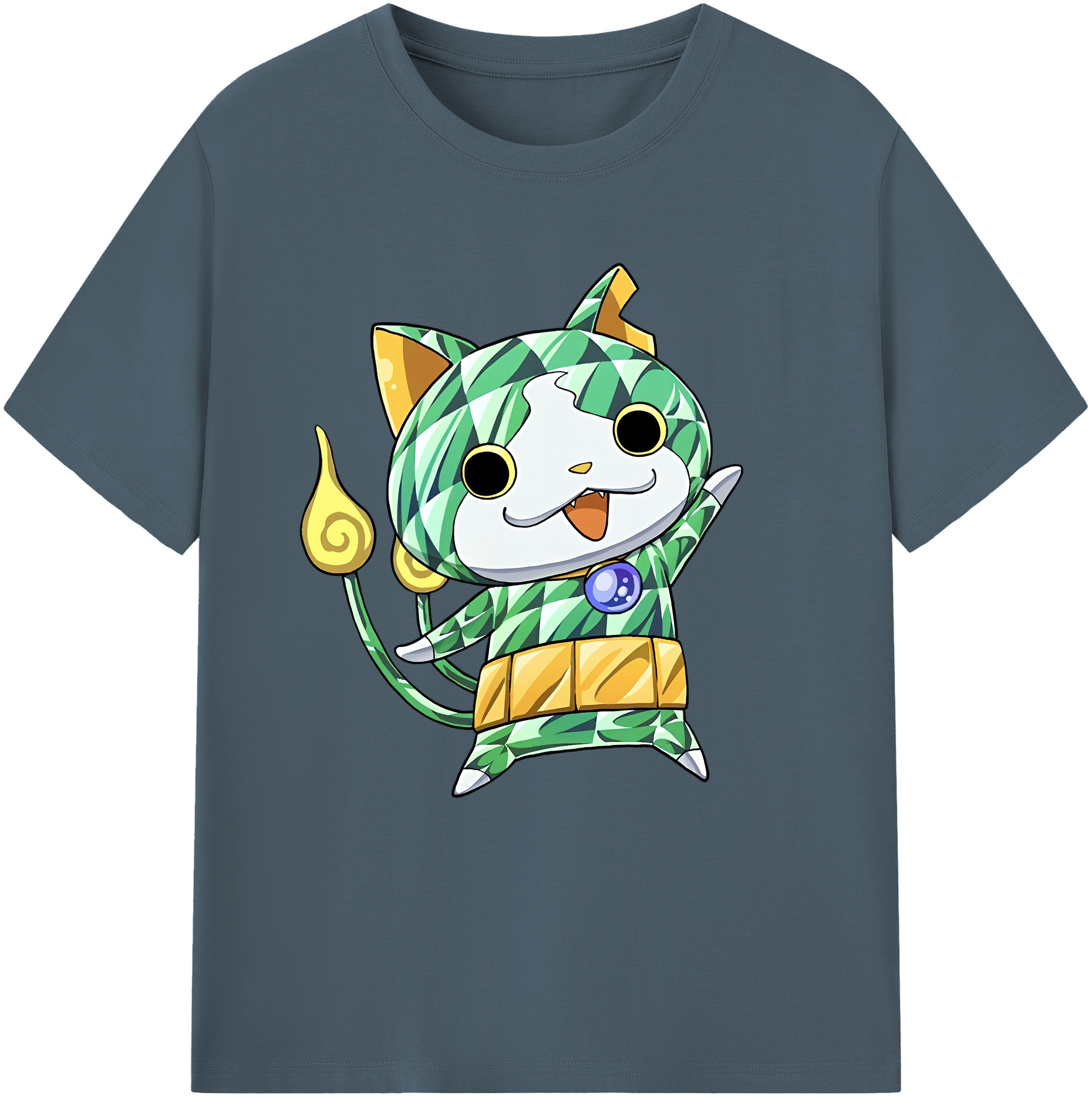 （画像用） 妖怪ウォッチ Yo-kai Watch 綿100％半袖Tシャツ（フロントプリント）